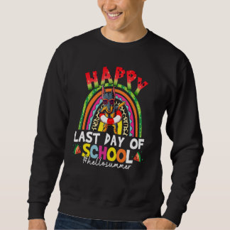 Sweatshirt Bonjour Diplôme d'été Dorberman Dabbing Rainbow