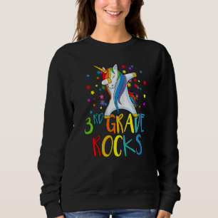 Sweatshirt Bonjour Troisième année Rocks Professeur de 3e an