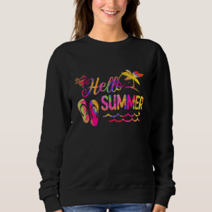 Sweatshirt Bonjour Vacances Été Hawaii Beach Vibes Été Ti