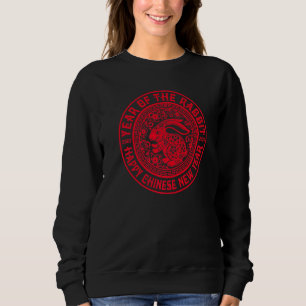 Sweatshirt Bonne Année Chinoise Du Rabbit 2023 Heure