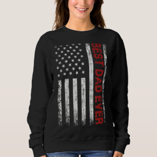 Sweatshirt Bonne Fête des pères Meilleur Papa Jamais Avec Nou