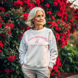 Sweatshirt Bonne Halloween Conscience du cancer du sein