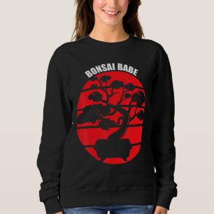 Sweatshirt Bonsai Babe Japonais Arbre Zen Jardinage Rétro