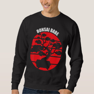 Sweatshirt Bonsai Babe Japonais Arbre Zen Jardinage Rétro