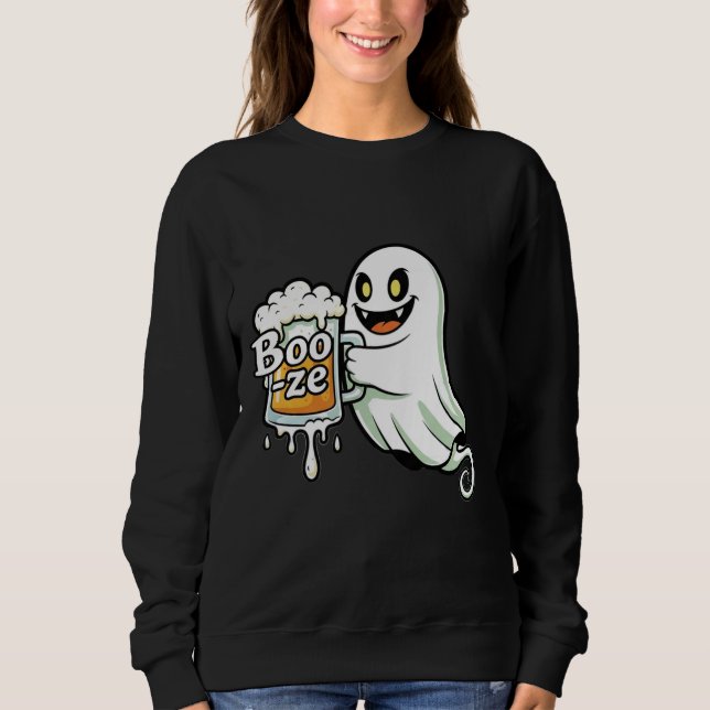 Sweatshirt Boo-z – Funny Halloween Ghost Design (Devant)