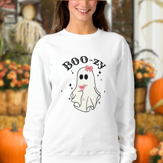 Sweatshirt Boo-zy Cocktail Cosmopolite Drôle Fantôme Hallowee (Boo-zy Cosmopolitan Cocktail Funny Ghost Halloween sweatshirt)