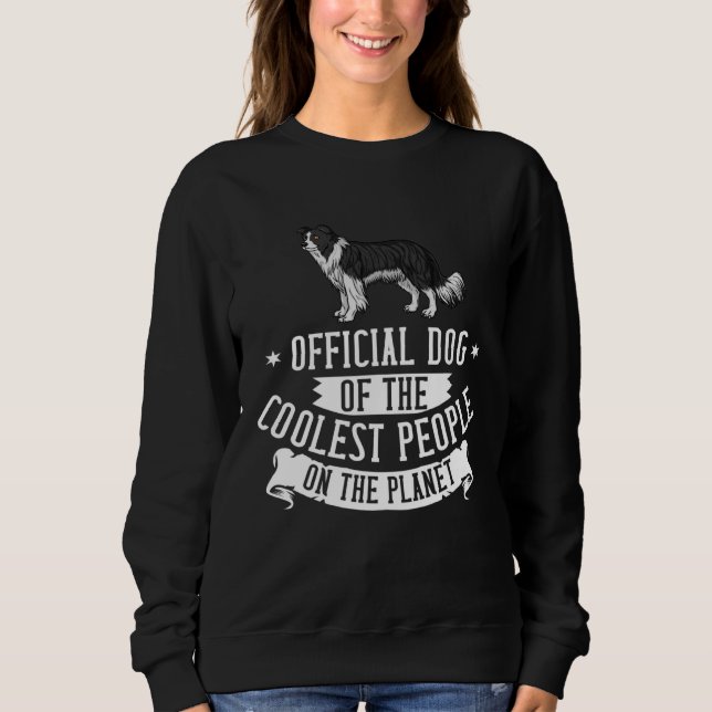 Sweatshirt Border Collie Dog Puppies Owner   1 (Devant)
