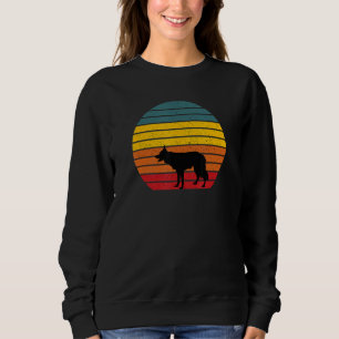 Sweatshirt Bordure Collie Propriétaire Style Rétro Vintage Co