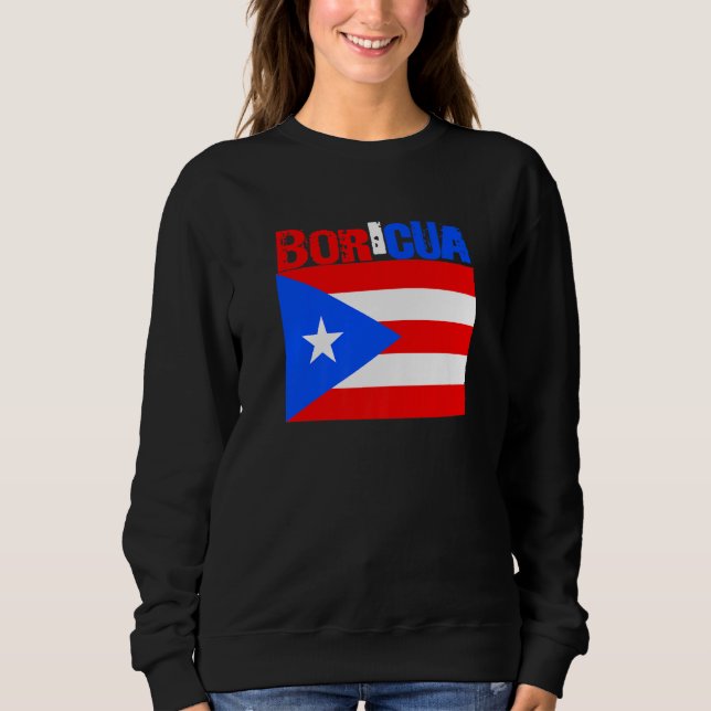 Sweatshirt Boricua Roots Puerto Rico Pride PR Souvenir Puerto (Devant)