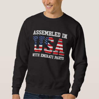 Sweatshirt Born Emirati United Arab Emirates American USA Cit