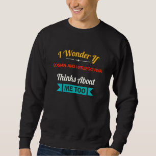 Sweatshirt Bosnie-Herzégovine Funny Souvenir Vintage