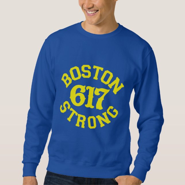 Sweatshirt Boston 617 Strong Classic (Devant)