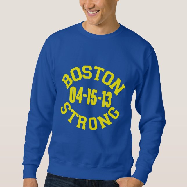 Sweatshirt Boston fort se rappelle (Devant)