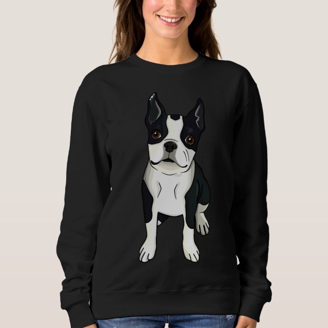 Sweatshirt Boston Terrier Classic (Devant)