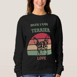 Sweatshirt Boston Terrier Love 160