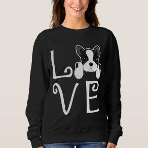 Sweatshirt Boston Terrier Love Relaxed Fit