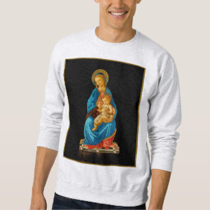 Sweatshirt Botticelli Madonna et l'enfant intronisé