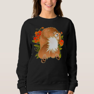 Sweatshirt Bouffe-AVANT rouges de BINDI MINGSIE