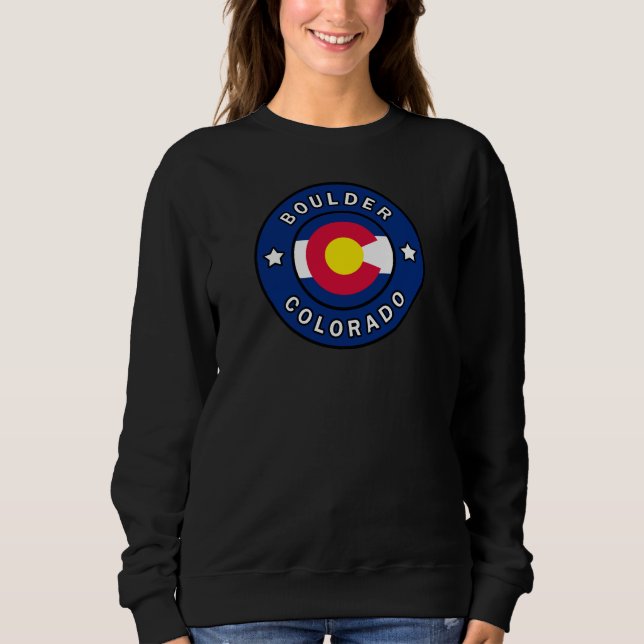 Sweatshirt Boulder Colorado (Devant)