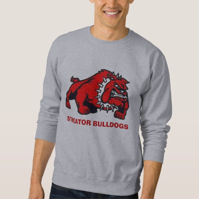Sweatshirt bouledogue, BOULEDOGUES de STREATOR (Devant)