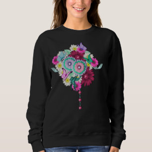 Sweatshirt Bouquet Floral de Printemps