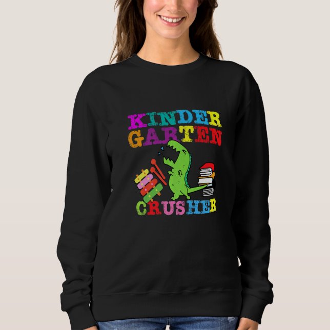 Sweatshirt Boutique de jardin d'enfants de Dinosaur (Devant)