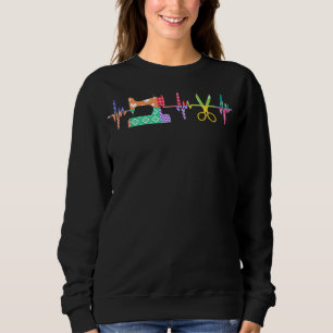Sweatshirt Bouton De Coeur À Coudre Pour L'Amant À Coudre MM 