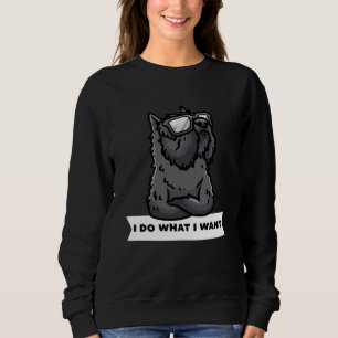 Sweatshirt Bouvier des Flandres Je fais ce que je veux chien