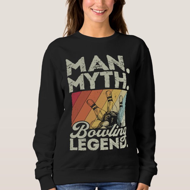 Sweatshirt Bowling Ball Pin Bowler Strike Bowling Fanatic Bow (Devant)