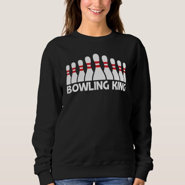 Sweatshirt Bowling For Men Dad Boys Spare Ball Game League (Devant)