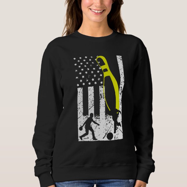 Sweatshirt Bowling Player Merch Bowling (Devant)