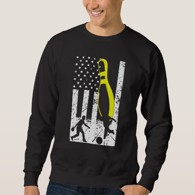 Sweatshirt Bowling Player Merch Bowling (Devant)
