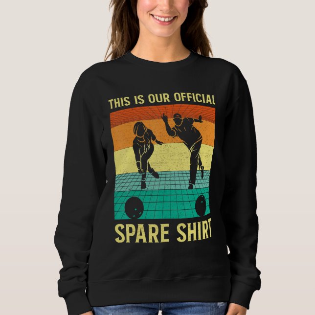 Sweatshirt Bowling Team Bowling Group Ball Pin Spare Bowling  (Devant)