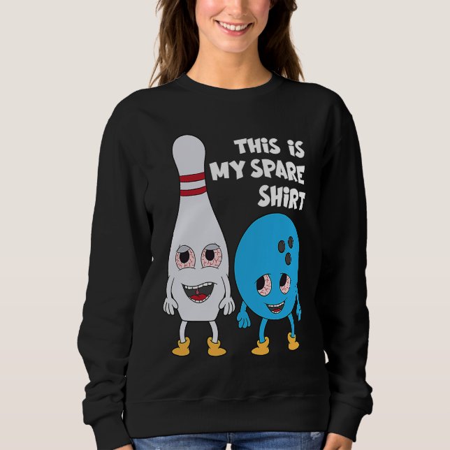Sweatshirt Bowling This Is My Spare Bowling (Devant)