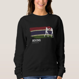 Sweatshirt Boxe féminine Gambie Sports de combat Combattante 