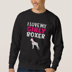 Sweatshirt Boxer Canine animal drôle fille chien levrette Gen