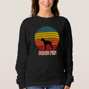 Sweatshirt Boxer Maman Propriétaire Style Rétro Vintage Color