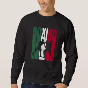 Sweatshirt Boxer mexicain Drapeau