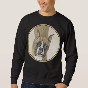 Sweatshirt Boxer Peinture - Cute Original Chien Art