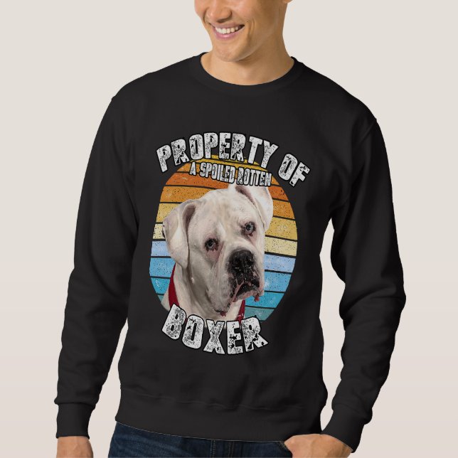 Sweatshirt Boxer White Propriété De (Devant)