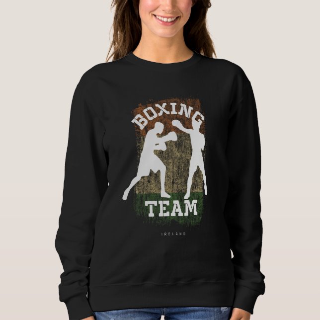 Sweatshirt Boxing Ireland Combat Sports Fighter Boxing (Devant)
