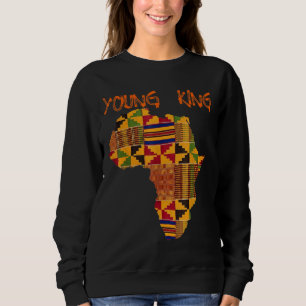 Sweatshirt Boys African Kente Imprimer Petits Enfants avec Ki