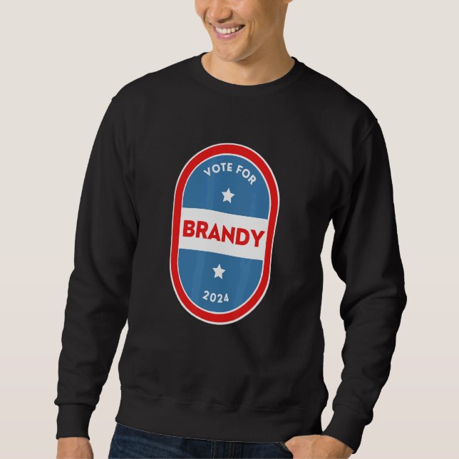 Sweatshirt Brandy  Bartender Political Election Parody 2024 (Devant)