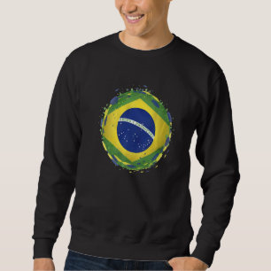 Sweatshirt Brésil Football Football Drapeau Brésilien 3