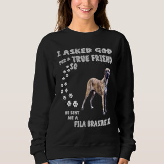 Sweatshirt Brésil Mastiff Chien Maman Papa Costume Fila Brasi