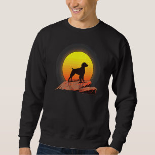 Sweatshirt Bretagne Espagnol Bretoni Chien Sunrise
