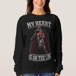 Sweatshirt Brise De Coeur Ekg Pulse Mon Coeur Est En Ligne Fo