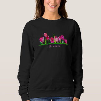 Sweatshirt Bristol Uk Aquarelle Tulip Femmes Gardeners filles