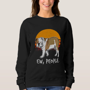 Sweatshirt Britanniques Anglais Bulldog Vintage 1