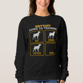 Sweatshirt Brittany Spaniel Funny Guide De Formation